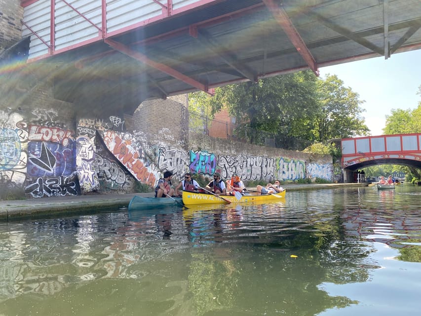 2 seater Canoe Rental in Ladbroke Grove - Heading through Westbourne Park and Ladbroke Grove toward Little Venice