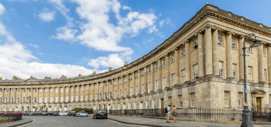 Bath: Bridgeton Walking Tour with an APP - Royal Crescent: The Crescent-Shaped Set Piece You Cannot Ignore