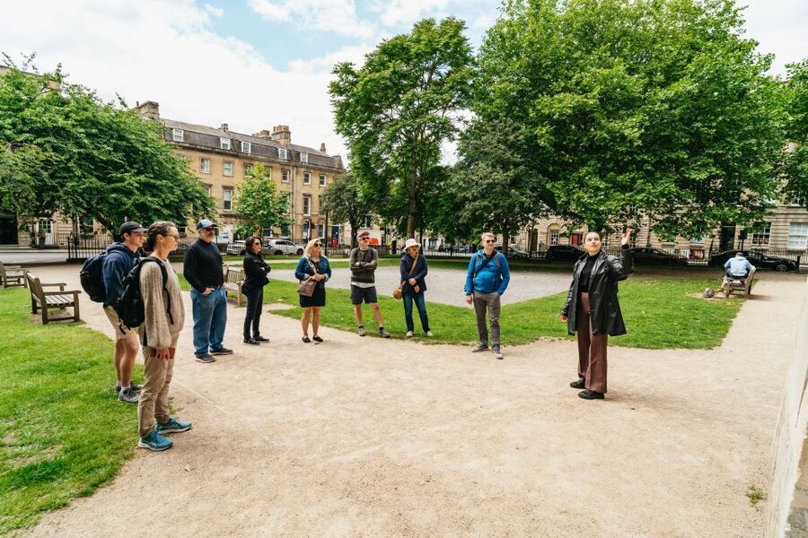 Bath: City Walking Tour with Optional Roman Baths Entry - The Circus, Bath’s social architecture in a horseshoe