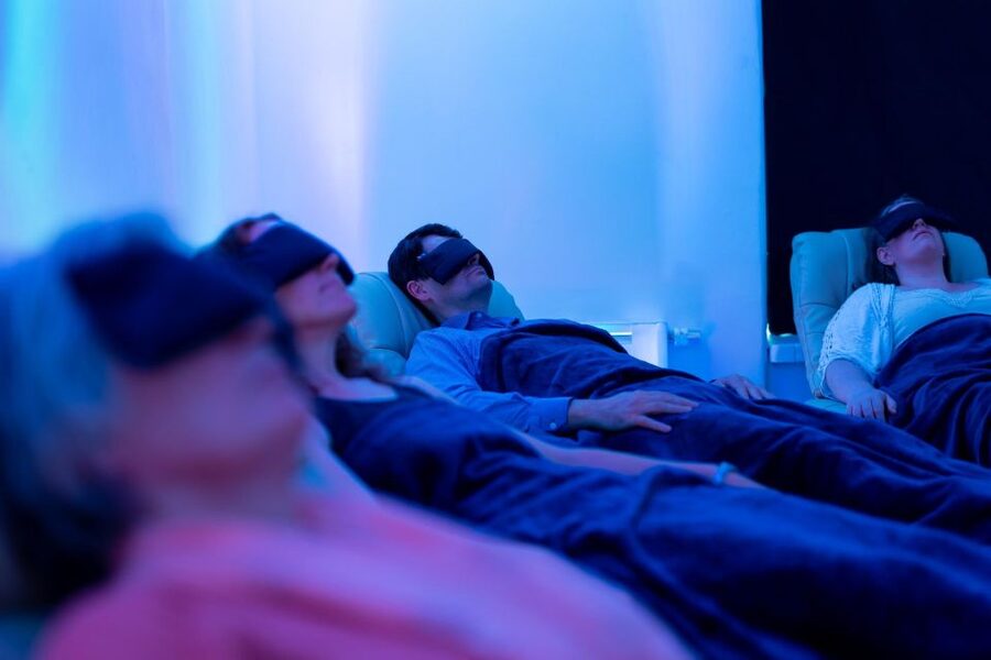Bath: Guided Relaxation and Sound Bath - What happens before the bowls start