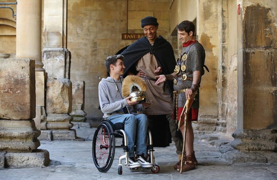 Bath: Roman Baths Entry Ticket with Audio Guide - Costumed Roman characters: the fun interaction bit
