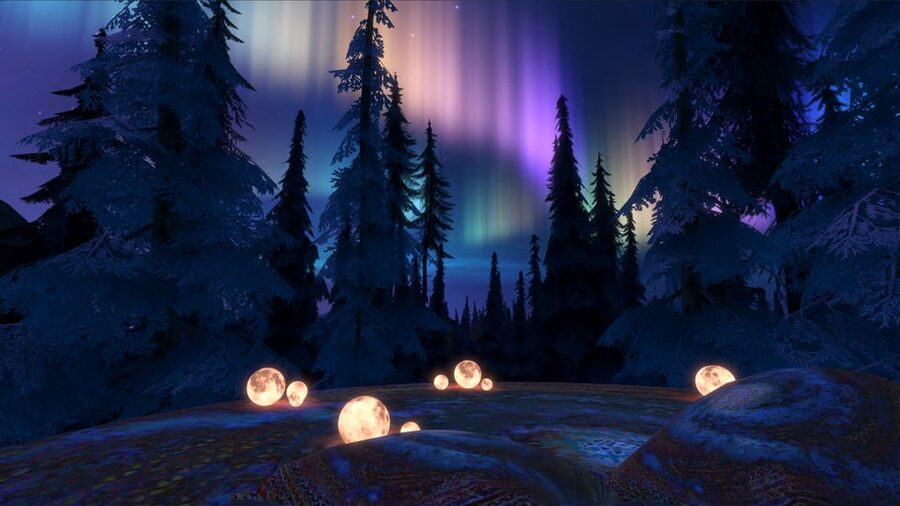 Bath: Virtual Reality Spa and Meditation Journey - Choosing your worldscape, then matching it with your topic