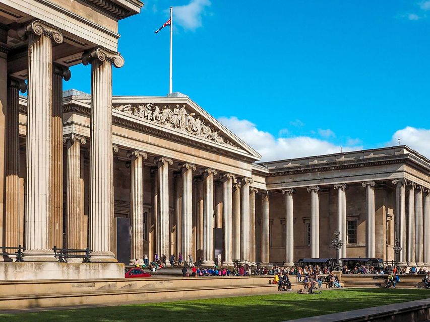 British Museum Tour: Rosetta Stone, Parthenon, Mummies - Start at the main entrance stairs, then build your bearings fast