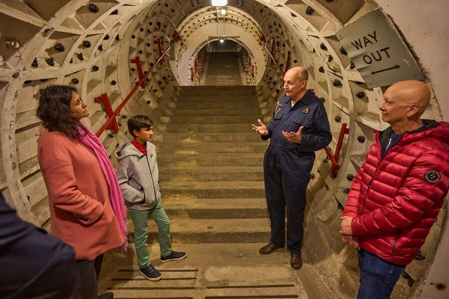 Clapham South: Subterranean Shelter Guided Tour - Recreated wartime spaces: warden’s cabin and canteen