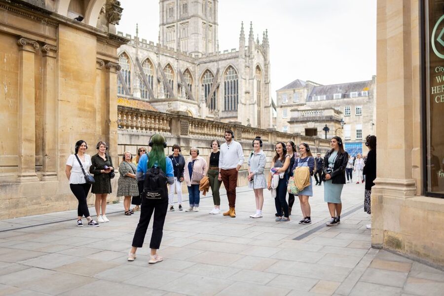 Discover Bath and Bridgerton with Music - Pulteney Bridge: Where the Show Feeling Meets River Views
