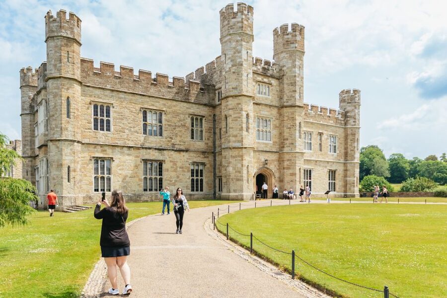 From London: Leeds Castle, Canterbury Cathedral & Dover - Lady Baillie Garden and the kind of views you will remember
