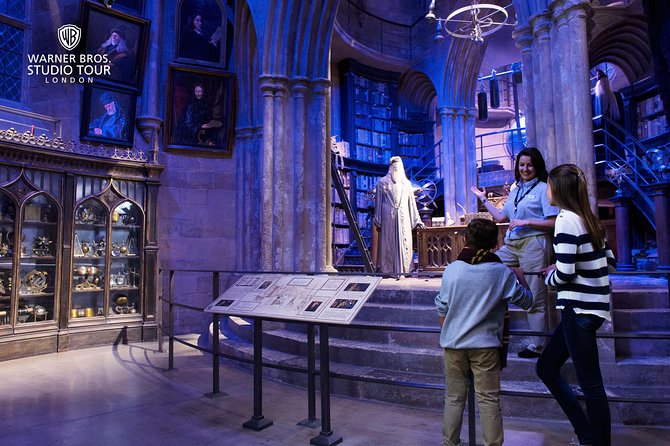 Fully Guided Tour of Warner Bros Studio Tour London – The Making of Harry Potter - Diagon Alley cobblestones and the shopfront lineup