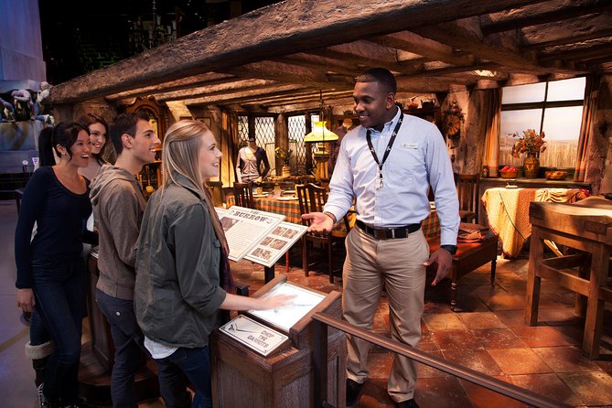 Fully Guided Tour of Warner Bros Studio Tour London – The Making of Harry Potter - Great Hall set to Dumbledore’s office: the tour’s opening power move