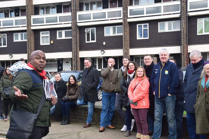 Gangster Tour of London’s East End Led by Actor Vas Blackwood - Stop 1: Repton Boys’ Club and the Kray Twin Footprints