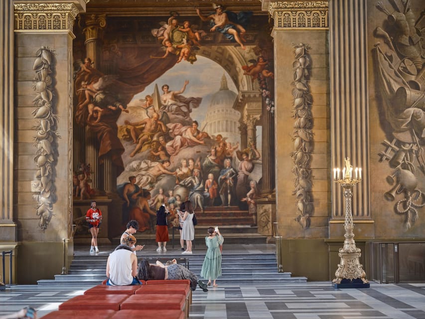 Greenwich: Painted Hall Entry and Old Royal Naval College - Visitor Centre orientation, Nelson Room entry, and getting your bearings fast