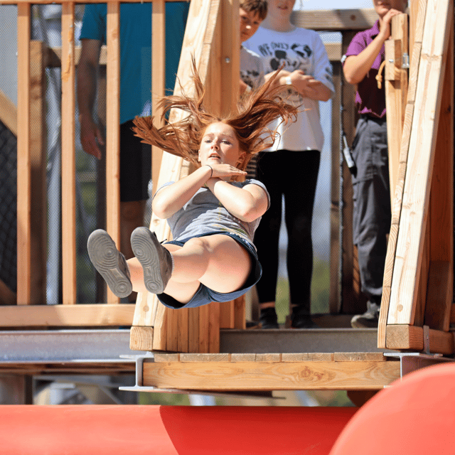 Gripped London: Zip Line, High Ropes & Freefall Adventure - High ropes course: balance practice with real safety systems