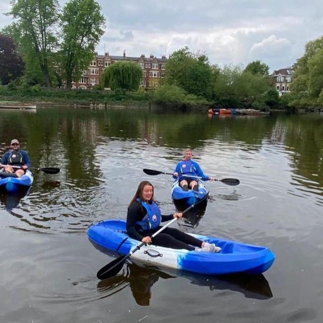 Group Kayak Experience on the beautiful Thames at Richmond - Safety Briefing, Steering, Stopping, and Self-Rescue That Feels Clear