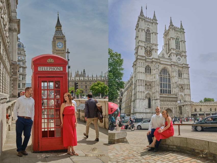 London: 30min PRIVATE Professional Westminster Photo Shoot - Westminster Abbey, Parliament, Big Ben, and the red phone box: your backdrop choices