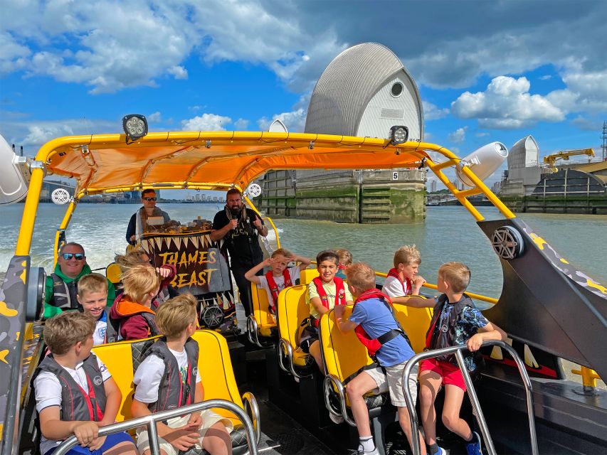 London: 40-Minute Thames Beast Jetboat Tour - From Tower Millennium Pier to Boarding Point E: the start that sets the tone