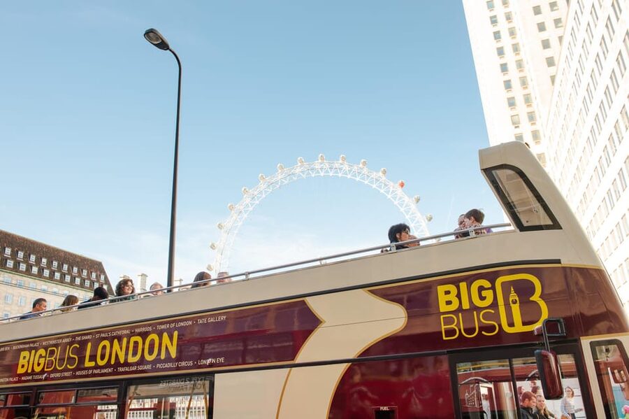 London: Big Bus Hop-on, Hop-off with Optional River Cruise - Panoramic Evening Tour at 19:30, when London looks its best