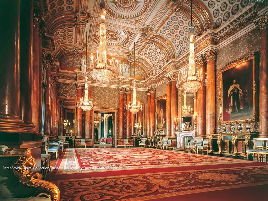London: Buckingham Palace Entry & Changing of the Guard Tour - Step Inside Buckingham Palace: State Rooms, Chandeliers, and Sèvres Porcelain