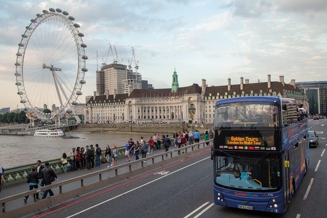 London by Night Sightseeing Open Top Bus Tour with Live Guide - Where You Board Near Waterloo and Green Park (and How Not to Get Stuck)