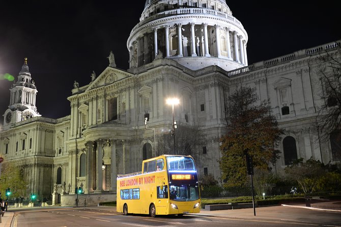 London by Night Sightseeing Tour - Open Top Bus - The Piccadilly Start, Fortnum and Mason, and Knightsbridge at Night