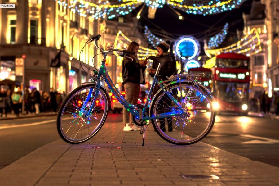 London Christmas Lights Bike Tour - Why the Christmas-Light Route Works on Two Wheels