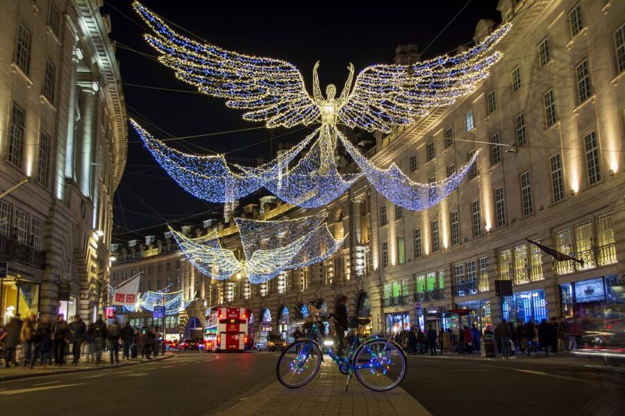 London Christmas Lights Bike Tour - Southbank Christmas Markets and the Warm Glow by the River