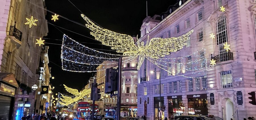 London: Christmas Lights Self Guided Walking Tour - Leicester Square Holiday Market: Games, Food, and Lights You Can Taste