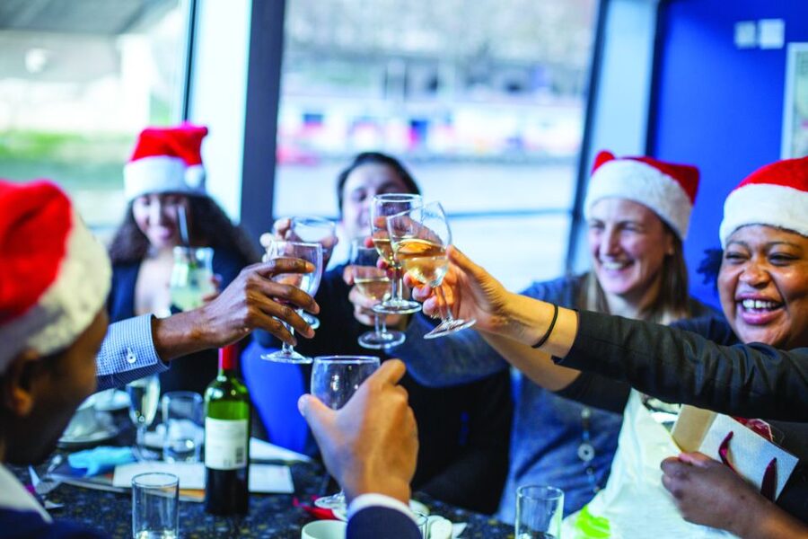 London: Christmas Party Lunch Cruise - Getting Started at City Cruises Westminster Pier