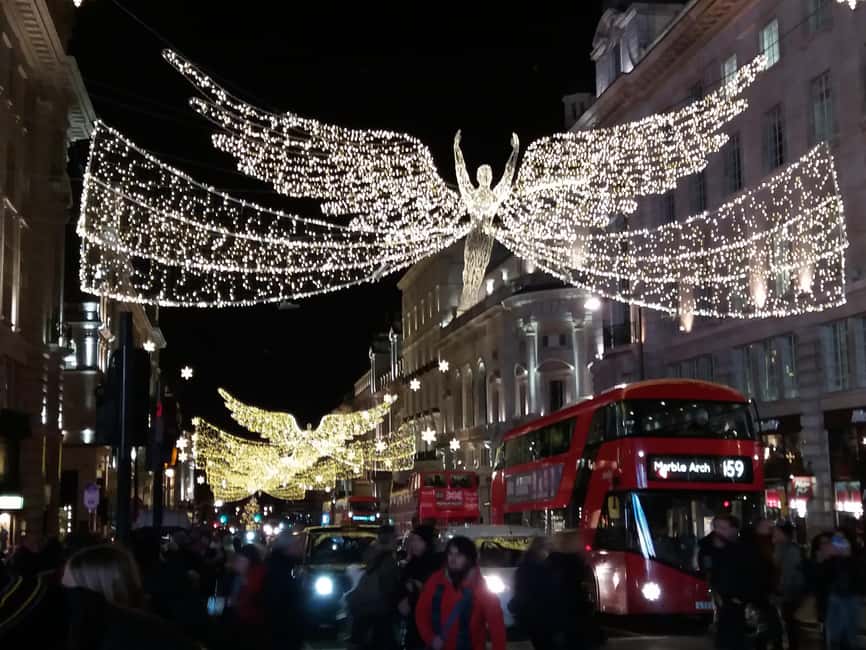 London Christmas Sparkle Walking Tour Small Group - Carnaby and Covent Garden: Where the Decorations Meet Shopping You Can Actually Enjoy
