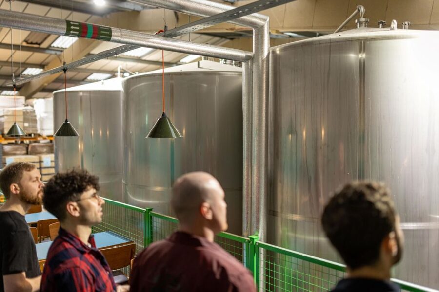 London: Craft Brewery Tour with Tasting of 4 Beers - The taproom after the tour: where the 10% discount matters