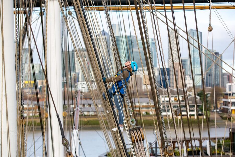 London: Cutty Sark Entry Ticket with Guided Rig Climb - Main Deck to Ratlines, Where the Real Work Feeling Starts