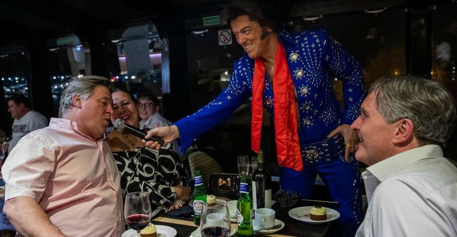 London: Dinner Cruise with Elvis Tribute on the Thames River - Price and value at about $123 per person