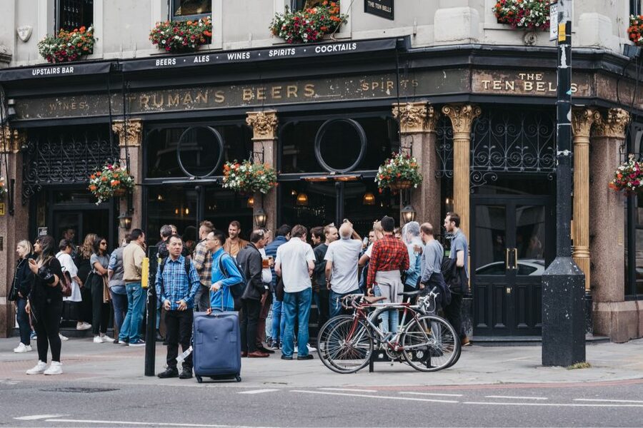 London: East End British Food & Drinks Private Walking Tour - The medieval church café, tea or coffee, and a quick reset