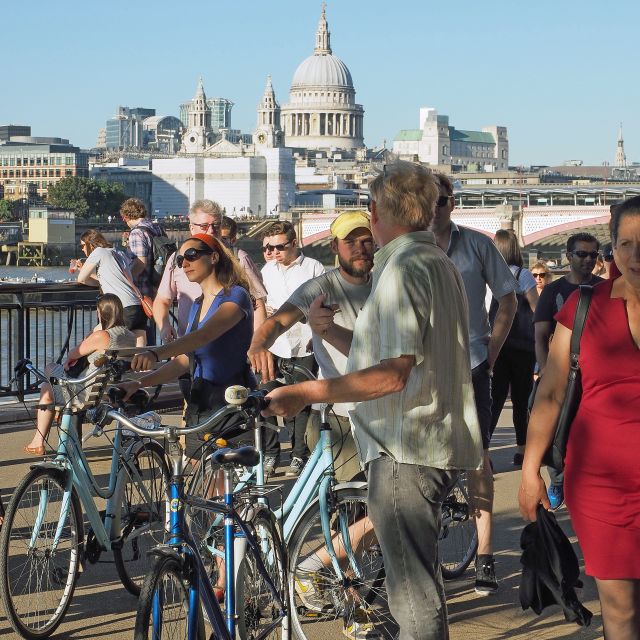 London: East London Town 3.5-Hour Bike Tour - Docklands contrasts at St Katherine’s Dock, Brunel’s tunnel, and Tobacco Dock