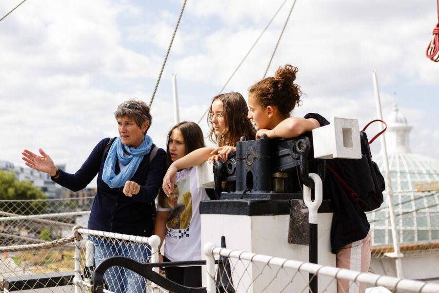 London: Entrance Ticket to the Cutty Sark - Main deck views and taking the helm: what to do after you arrive