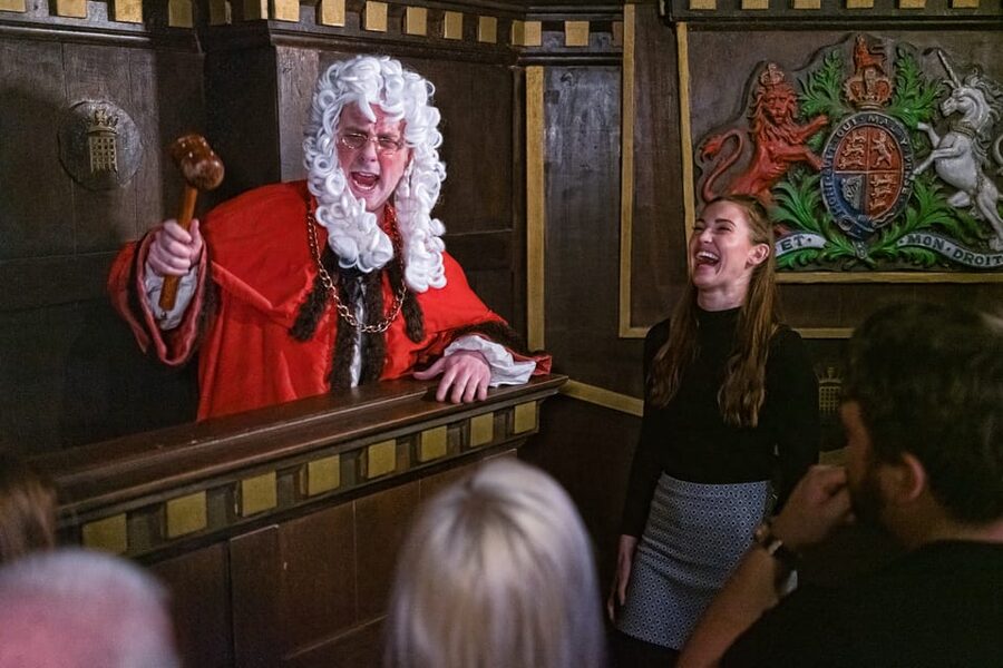 London: Entry Ticket to London Dungeon - Whitechapel and Jack the Ripper: part crowd, part suspect