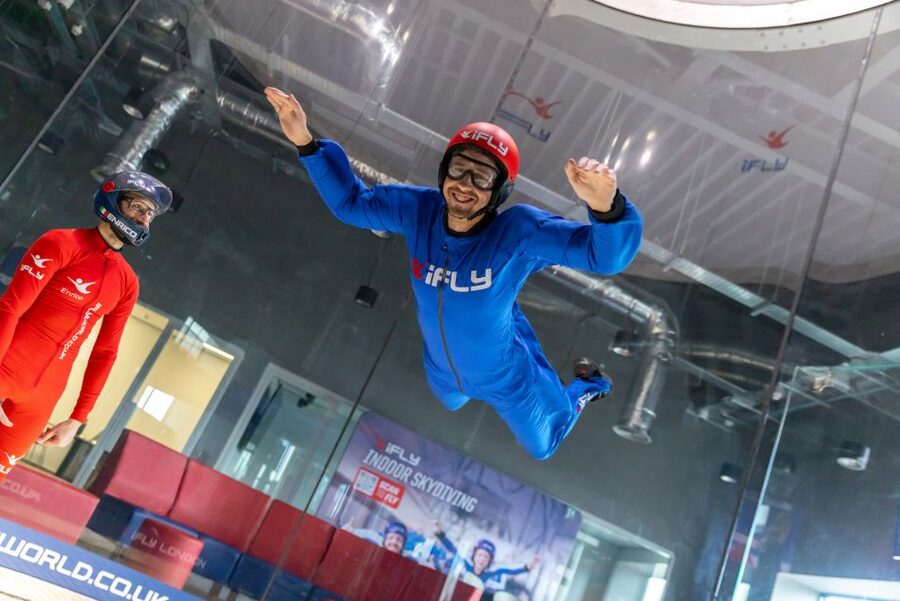 London: iFLY Indoor Skydiving at The O2 Entrance Ticket - Price and value of a $107 ticket for two flights