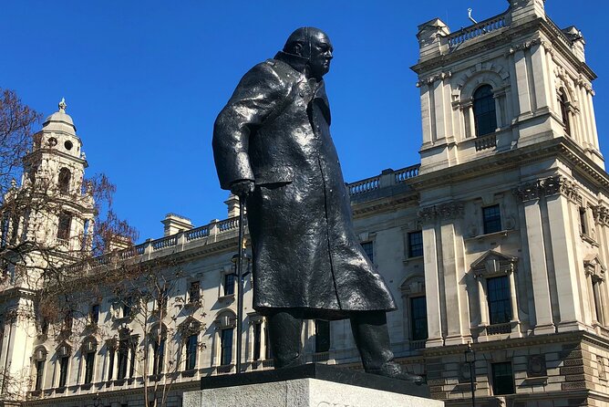 London in WW2 Walking Tour with Churchill War Rooms Visit - Stop 4: Westminster Abbey area, what you can see without paying for the interior