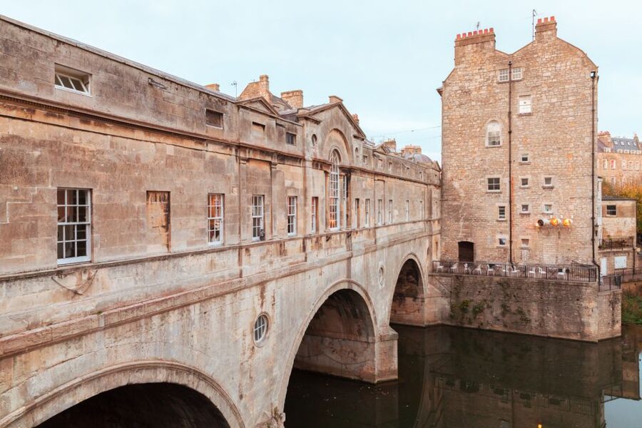 London: Stonehenge, Windsor, and Bath Day Trip by Bus - Bath Abbey, Pulteney Bridge, and the Pump Room vibe