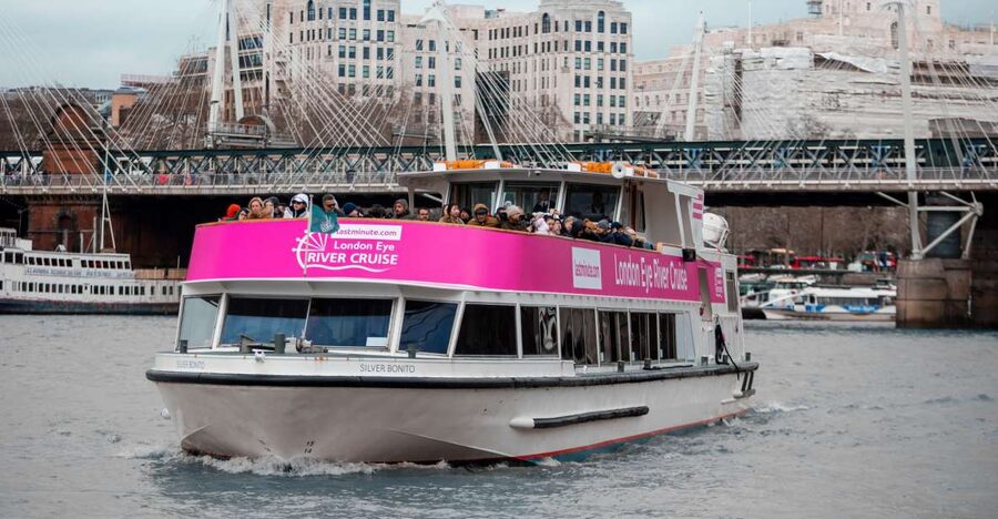 London: Thames River Cruise with Optional London Eye Ticket - The Thames route you will ride, Westminster to Tower Bridge and back