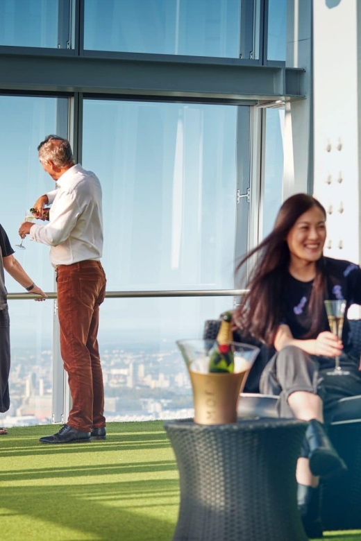 London: The Shard Entry Ticket with Champagne - Going up to 72nd floor views: inside, outside, and how to choose your comfort level