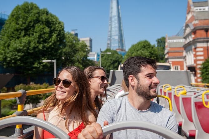 London Tootbus Hop on Hop off Bus Tour and Thames River Cruise - City icons: St Paul’s, London Bridge, the Tower of London, and Tower Hill