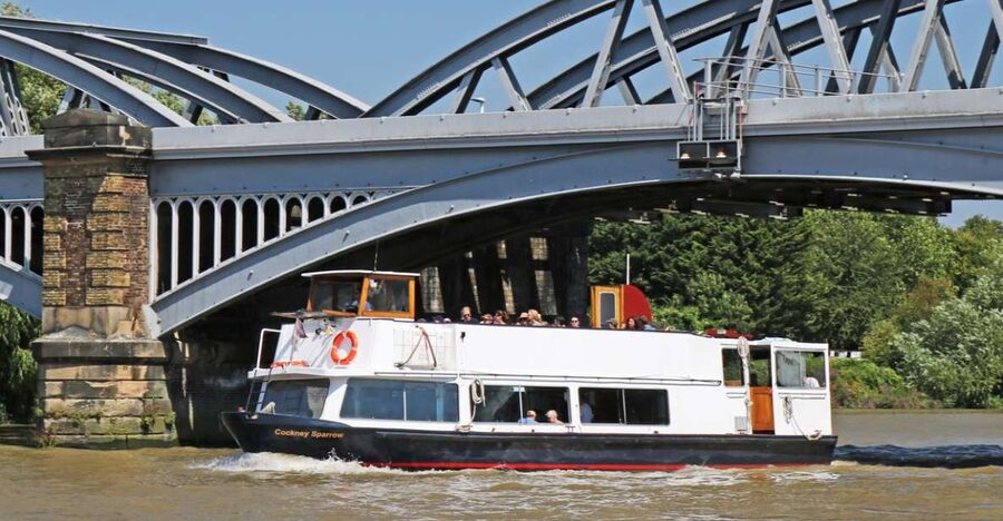 London: Westminster to Kew River Thames Cruise - Past Battersea Power Station and under the bridges: where the river gets cinematic