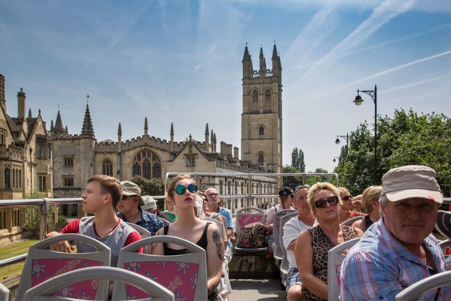 Oxford: City Sightseeing Hop-On Hop-Off Bus Tour - Open-top deck views: the college exterior stops you will remember