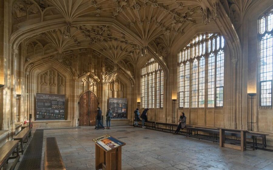Oxford: University Walking Tour with Christ Church Visit - Bodleian Library time: Einstein’s chalkboard and the Weston Library