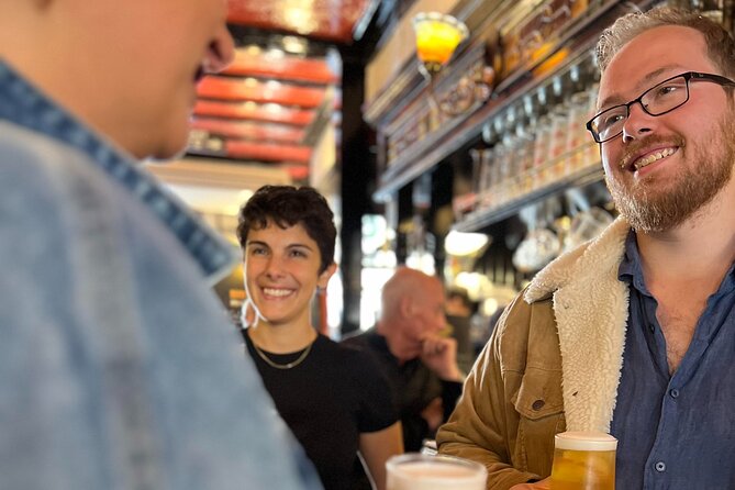 Royal Historic Pubs Walking Guided Tour in London - The pub crawl portion: 4 stops and time to order what you want