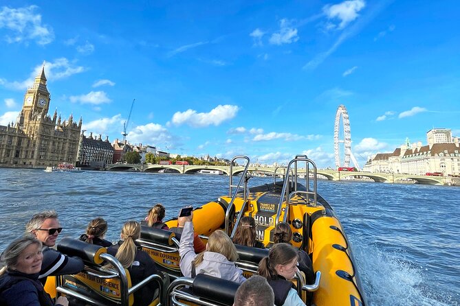 Speedboat Sightseeing: Embankment OR Westminster Pier -45 Minutes - What you actually see on the Thames, including the Captain Kidd execution-site stop