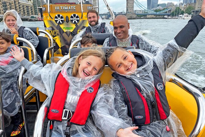 Speedboat Sightseeing: Embankment OR Westminster Pier -45 Minutes - Comfort and safety: lifejackets, ponchos, motion, and who should skip it